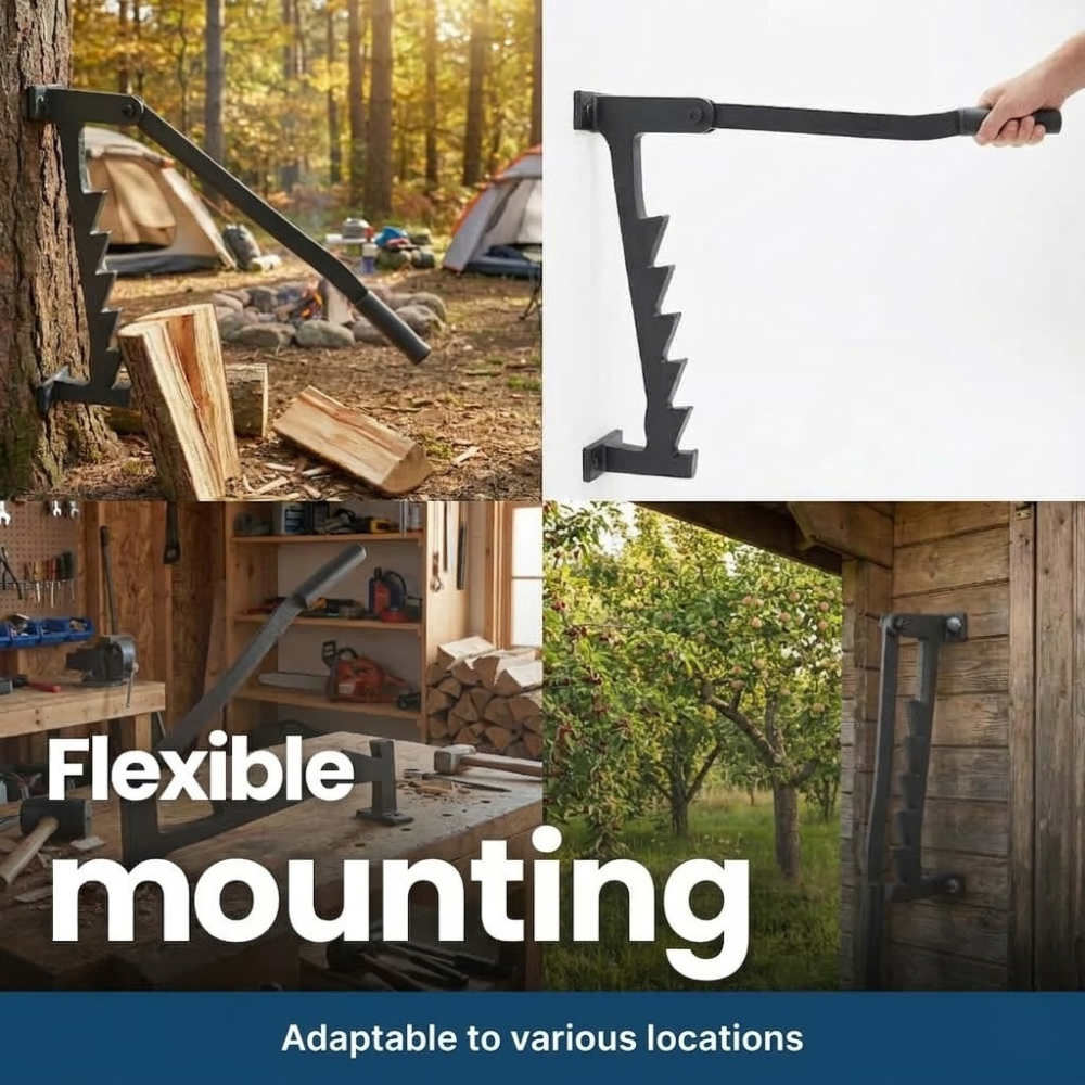 Heavy Duty Log Splitter Wall Mounted