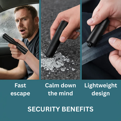 Emergency Escape Tool Glass Breaker and Safety Knife