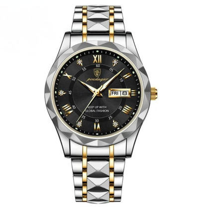 Premium Men's Water Resistant Watch with Glow Dial