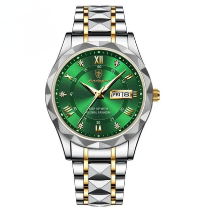 Premium Men's Water Resistant Watch with Glow Dial