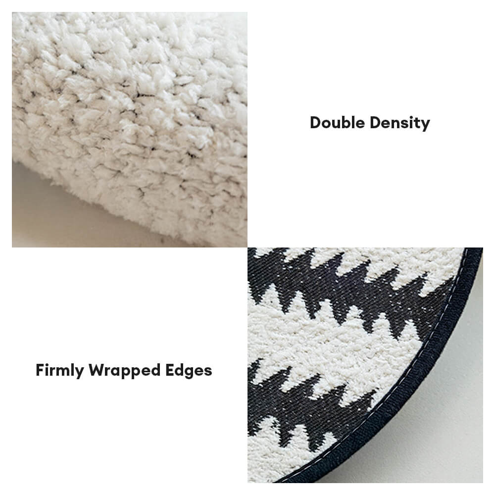 Chenille Sofa Throw Blanket with Scalloped Edges – Chevron Zigzag Pattern for Couch, Chair & Loveseat Protection – Soft Plush Furniture