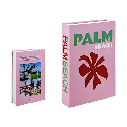 Fablea Decorative Book Set - Travel Series, Stylish Accent with Hidden Storage
