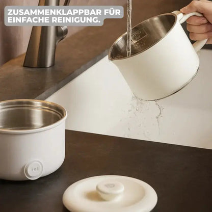 Compact Electric Kettle for Travel – Foldable Design