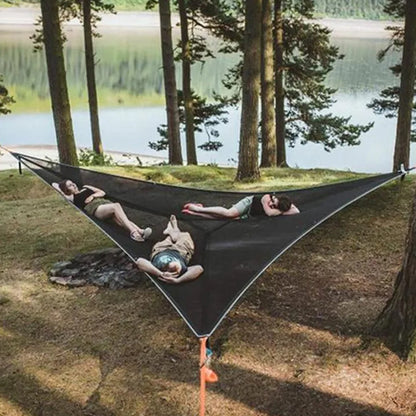 Family Adventure | Multi-Person Hammock with 3-Point Anchor System | Perfect for Camping and Outdoor Fun