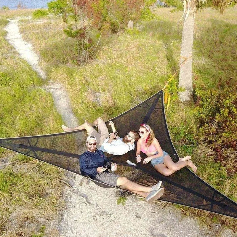 Family Adventure | Multi-Person Hammock with 3-Point Anchor System | Perfect for Camping and Outdoor Fun