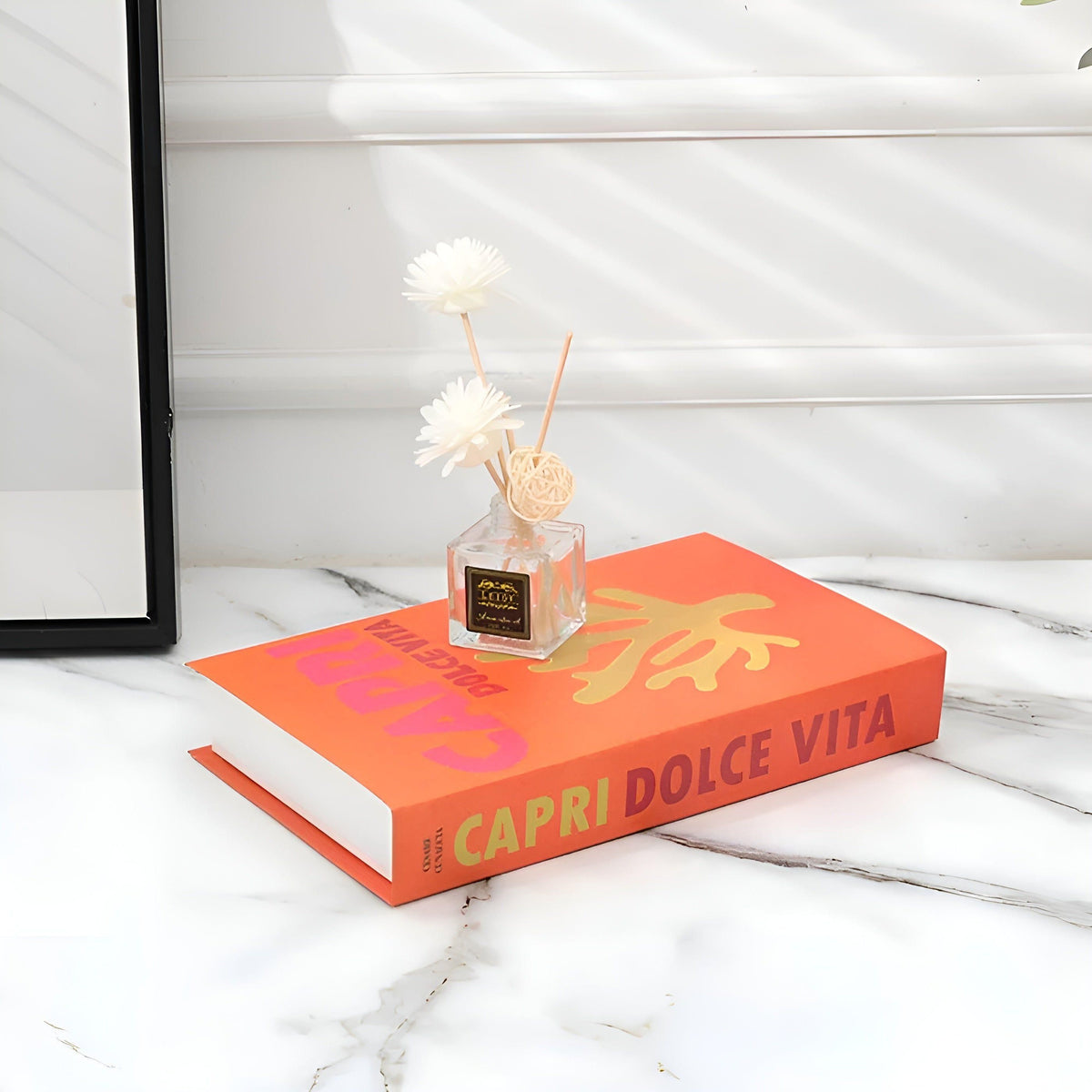 Fablea Decorative Book Set - Travel Series, Stylish Accent with Hidden Storage