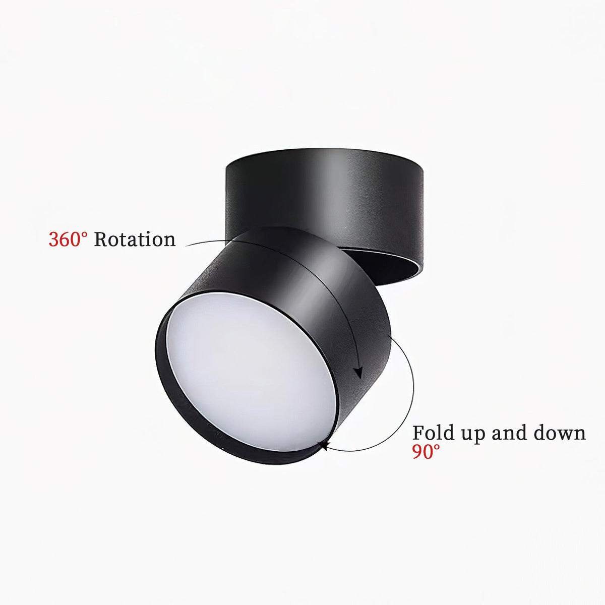 Adjustable LED Ceiling Spotlight in Minimalist Scandinavian Style – Directional Accent Light for Living Room, Gallery, Hallway & Modern