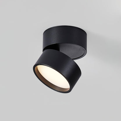 Adjustable LED Ceiling Spotlight in Minimalist Scandinavian Style – Directional Accent Light for Living Room, Gallery, Hallway & Modern