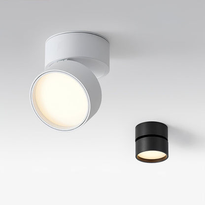 Adjustable LED Ceiling Spotlight in Minimalist Scandinavian Style – Directional Accent Light for Living Room, Gallery, Hallway & Modern
