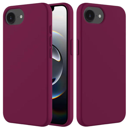 Protective Silicone Case for iPhone 16e with Raised Edges & Shock Absorption | Multiple Finishes & Colors Available