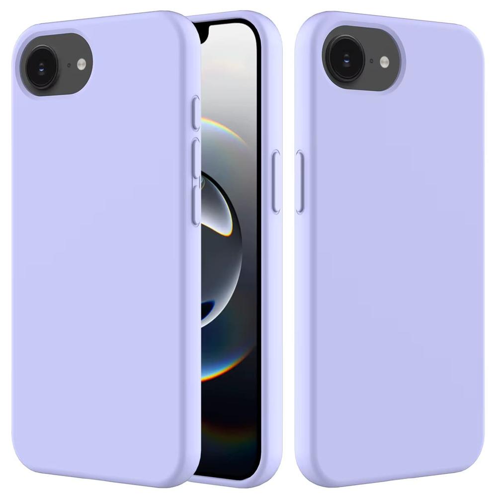 Protective Silicone Case for iPhone 16e with Raised Edges & Shock Absorption | Multiple Finishes & Colors Available