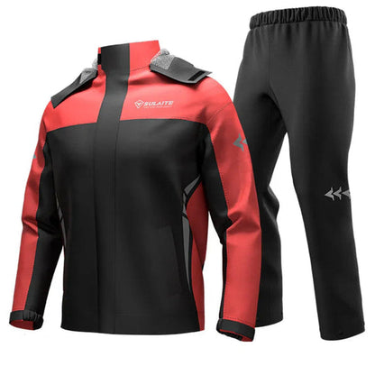 Waterproof Rain Suit Jacket & Pants for Outdoor Protection All-Weather Storm Gear for Biking Hiking Commuting Men Women Unisex