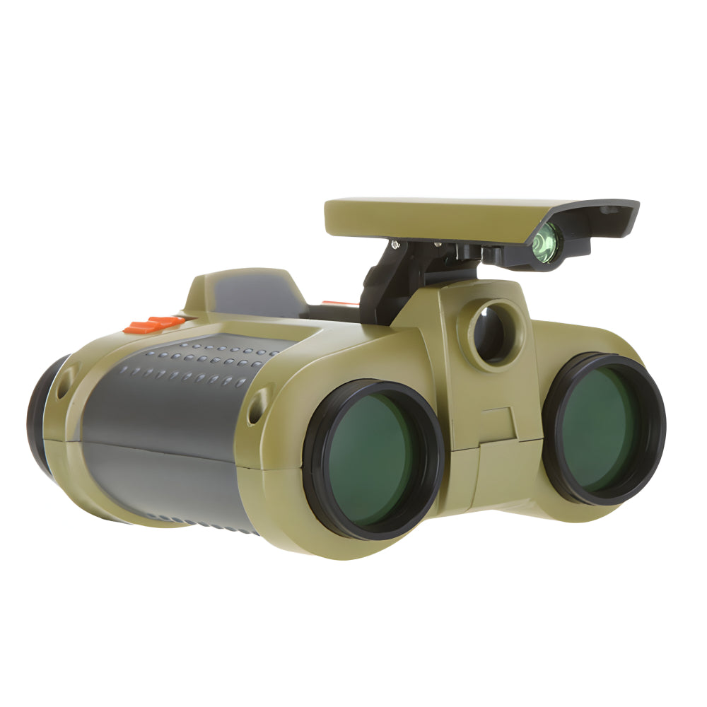 Kids Night Vision Binoculars 4x30 Magnification Waterproof Outdoor Explorer Telescope for Camping Hiking Wildlife Watching Adventure Gear