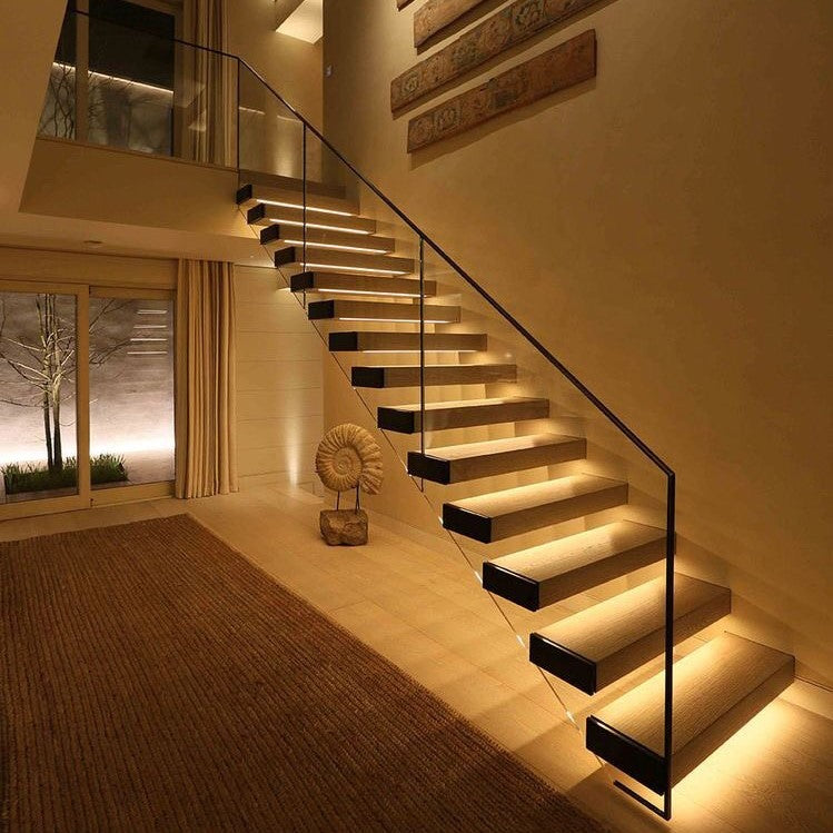 Motion Activated LED Light Bar 20 inch Rechargeable Magnetic Stick-On Under Cabinet Lighting for Closets Stairs Pantry Hallways Night Light