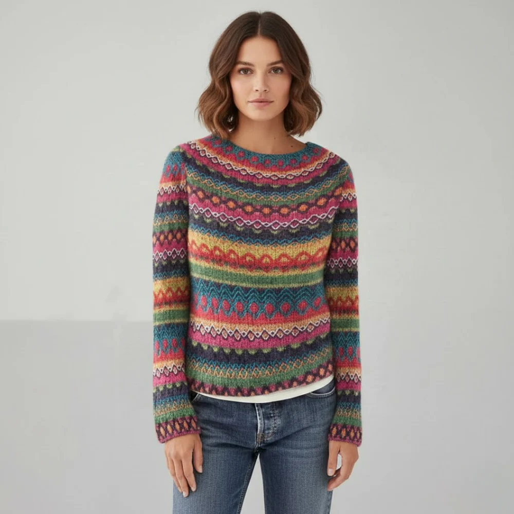 Classic Cozy Crew Neck Women's Sweater