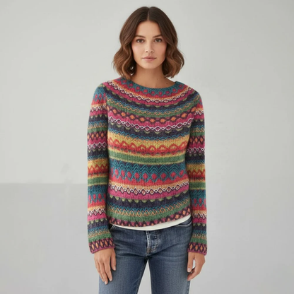 Classic Cozy Crew Neck Women's Sweater