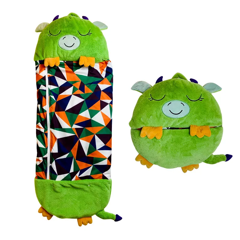Cozy Sleep Bag with Soft Cuddly Companion