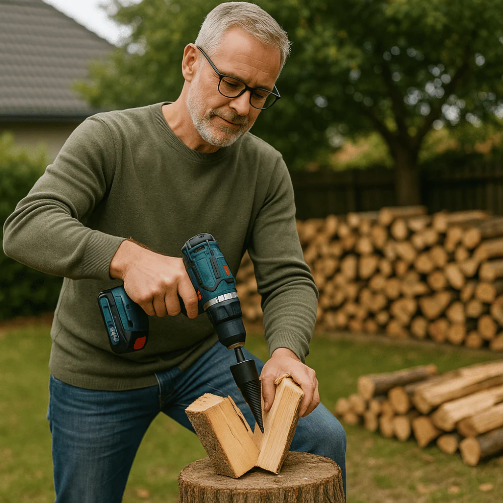 Heavy Duty Wood Splitter Drill Bit for Firewood