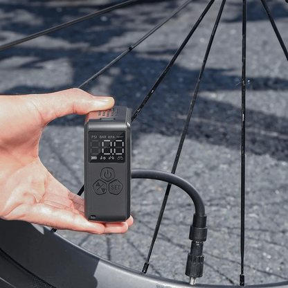 Compact Portable Air Compressor with LCD and USB Charging