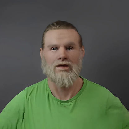Realistic Latex Face Mask Costume Accessory