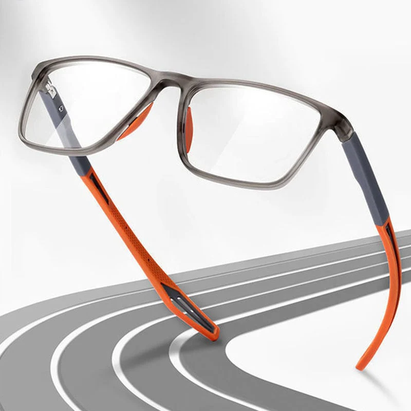 Slim Men's Blue Blocker Reading Glasses