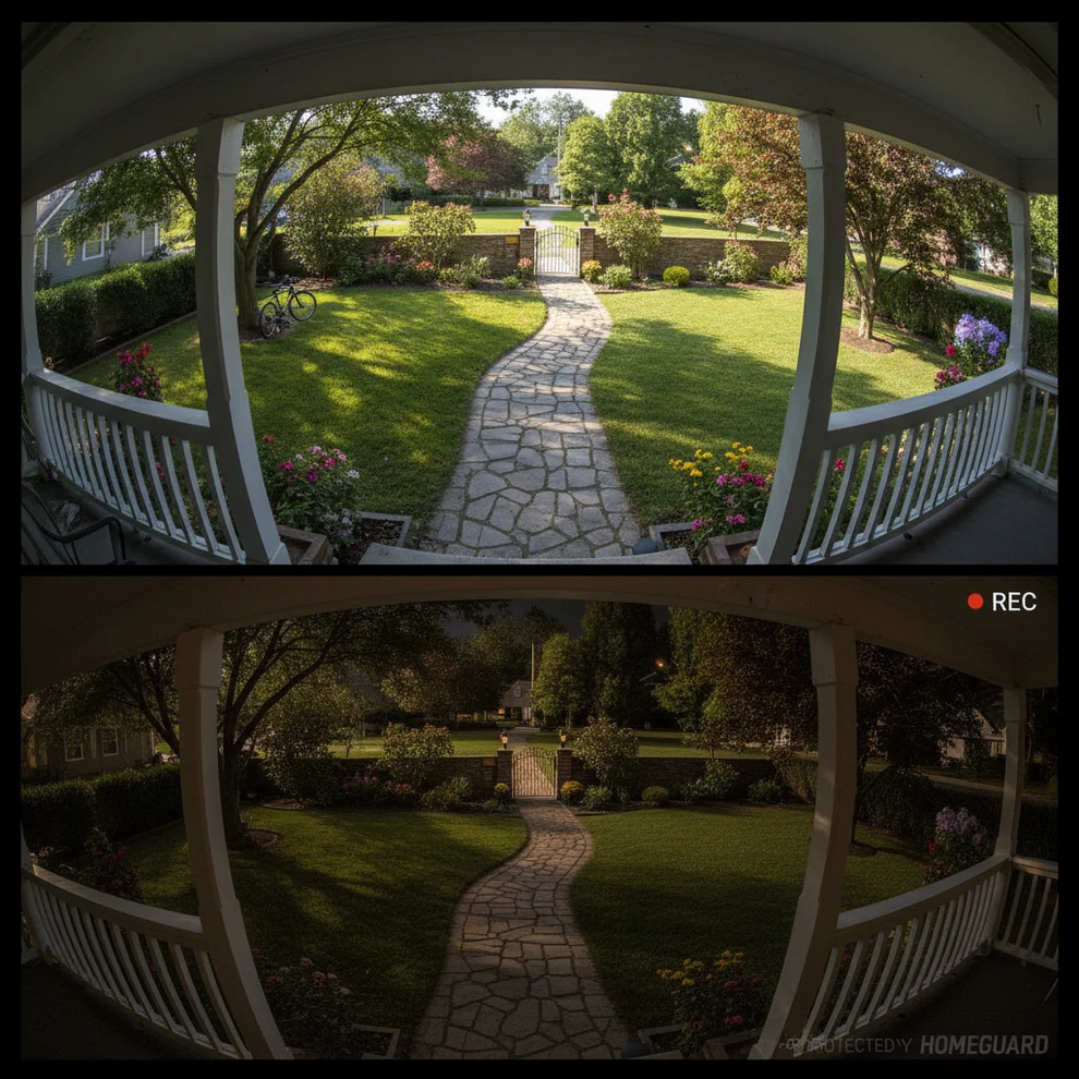 Compact WiFi Security Camera 1080p with Night Vision