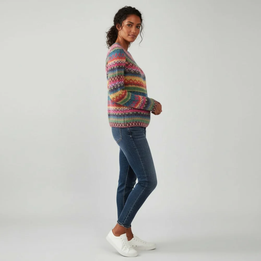 Classic Cozy Crew Neck Women's Sweater
