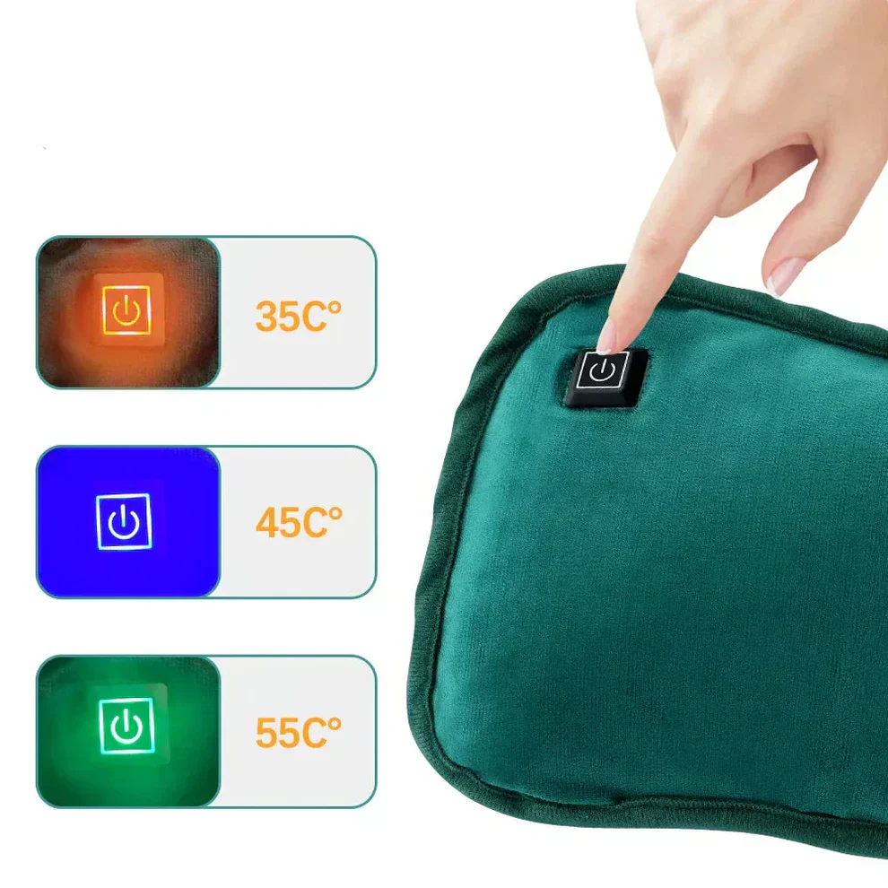 Compact USB Heating Pad with 3 Adjustable Heat Settings
