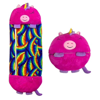 Cozy Sleep Bag with Soft Cuddly Companion