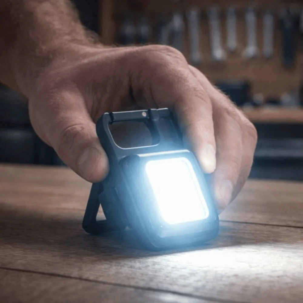 Compact LED Pocket Keychain Flashlight