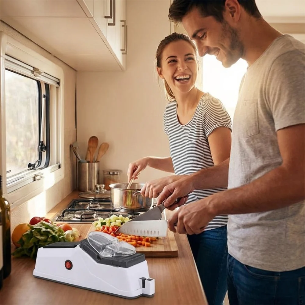 Easy Electric Knife Sharpener Quick One Touch