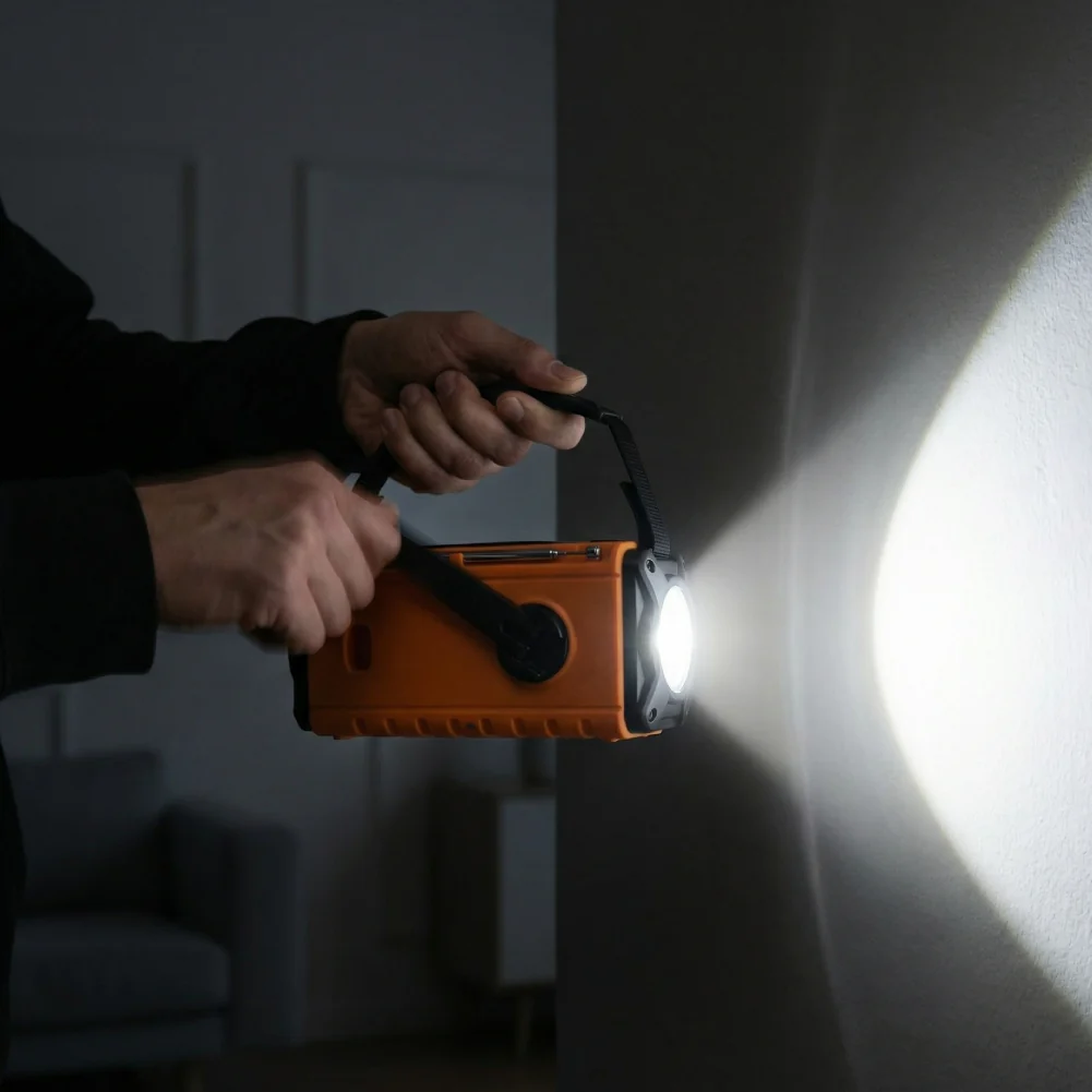 Portable Solar Powered Emergency Radio