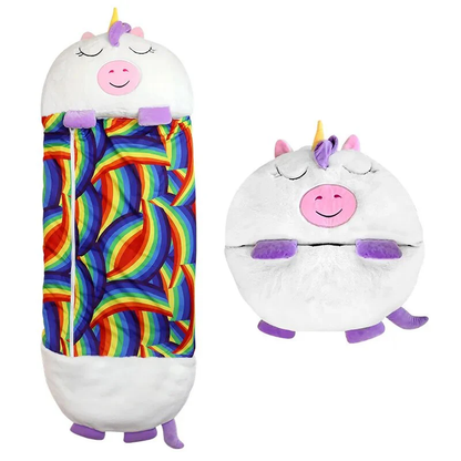 Cozy Sleep Bag with Soft Cuddly Companion