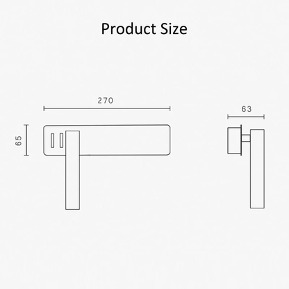 Flexible LED Bedside Wall Lamp