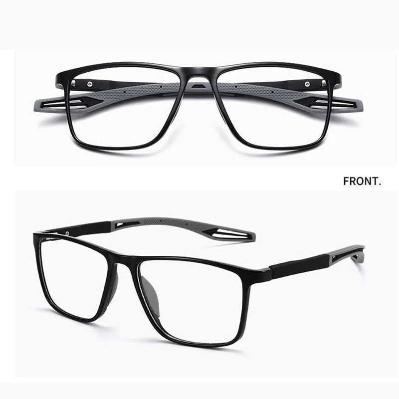 Slim Men's Blue Blocker Reading Glasses