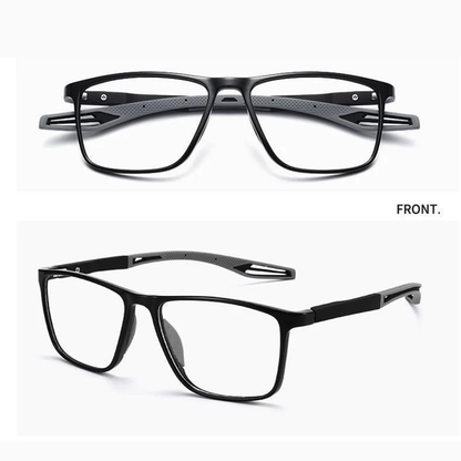 Slim Men's Blue Blocker Reading Glasses