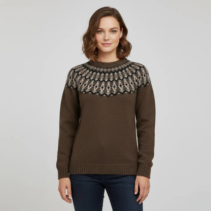Classic Cozy Crew Neck Women's Sweater