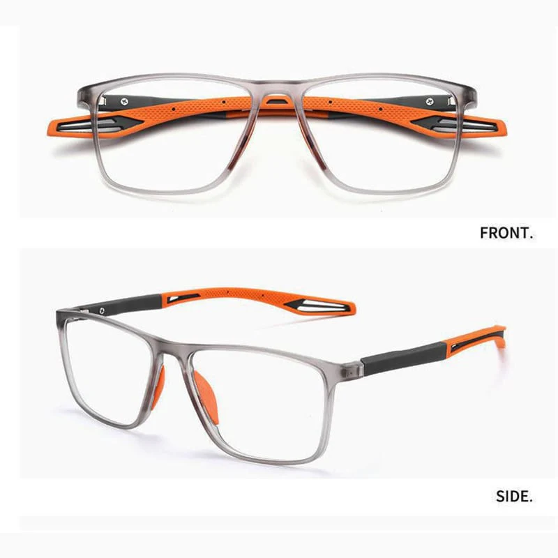 Slim Men's Blue Blocker Reading Glasses