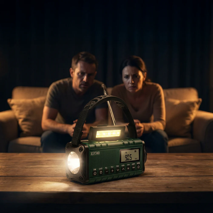 Portable Solar Powered Emergency Radio