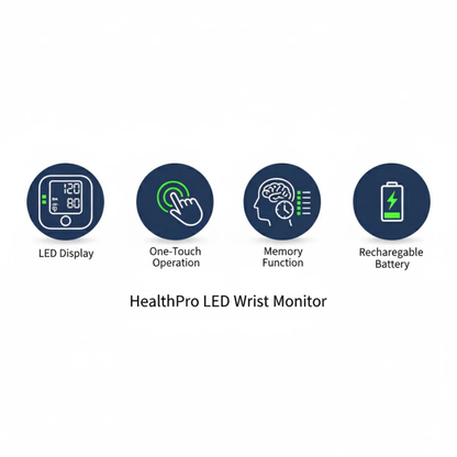 Accurate Digital Wrist Blood Pressure Tracker