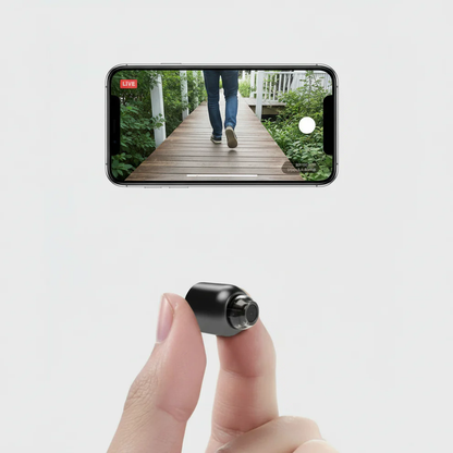 Compact WiFi Security Camera 1080p with Night Vision