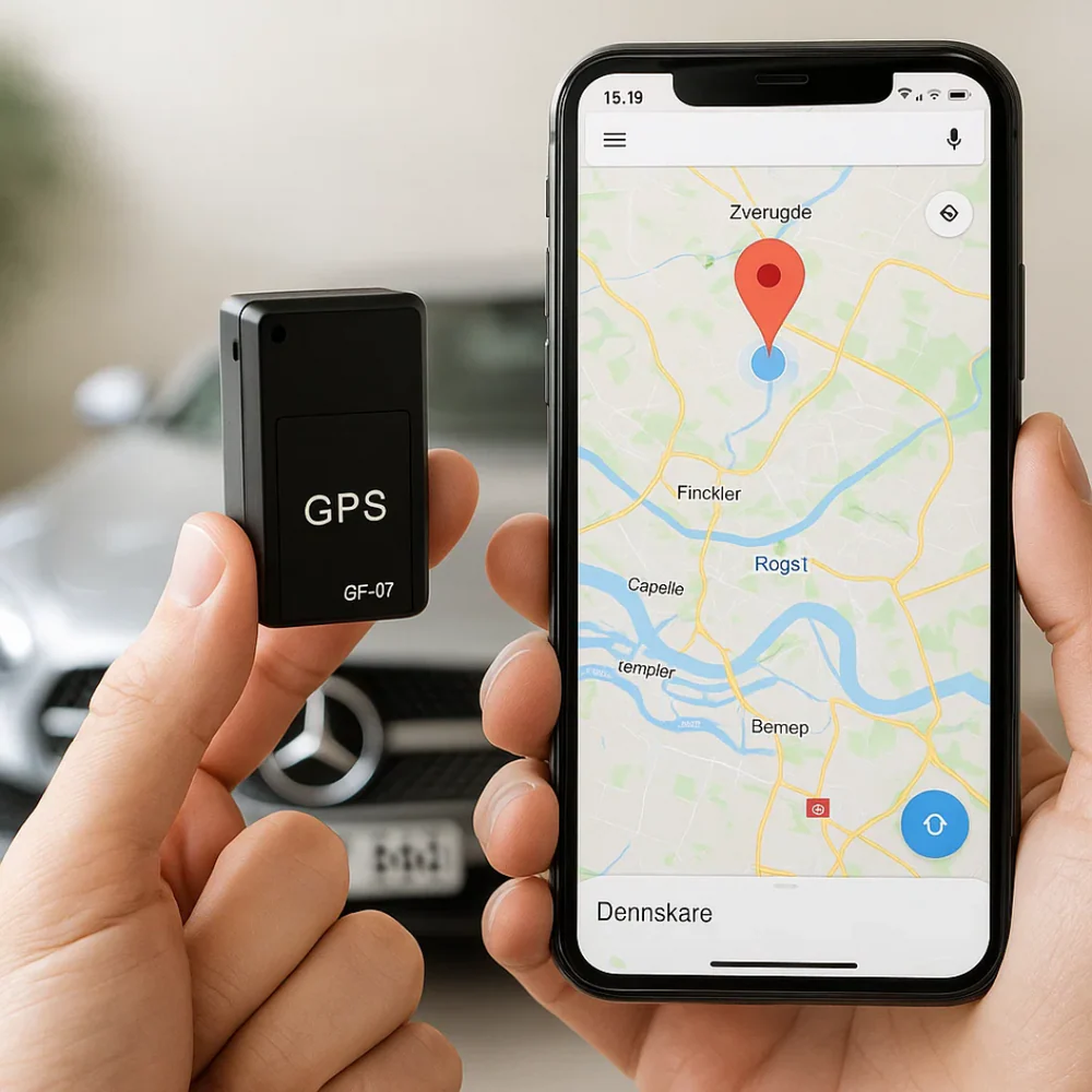 Compact GPS Tracker Device with Audio and Magnetic Mount