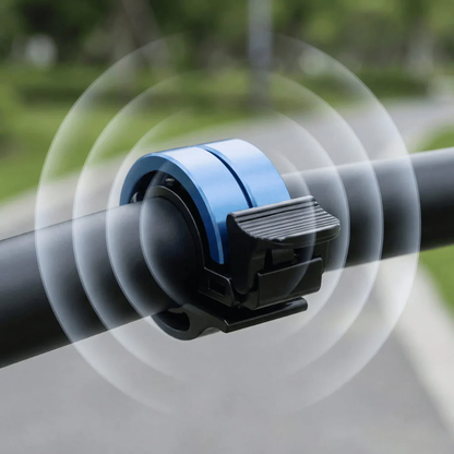 Small Slim Cycling Bell, Sleek Aluminum Finish
