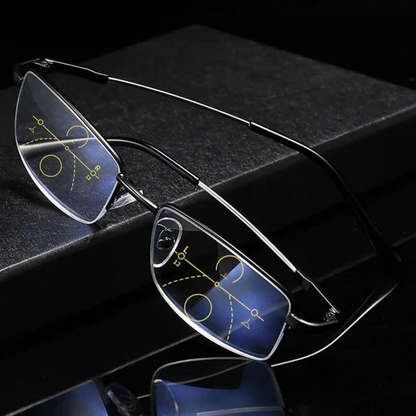Smart Adaptive Reading Glasses, UV Protection & Blue Blocker
