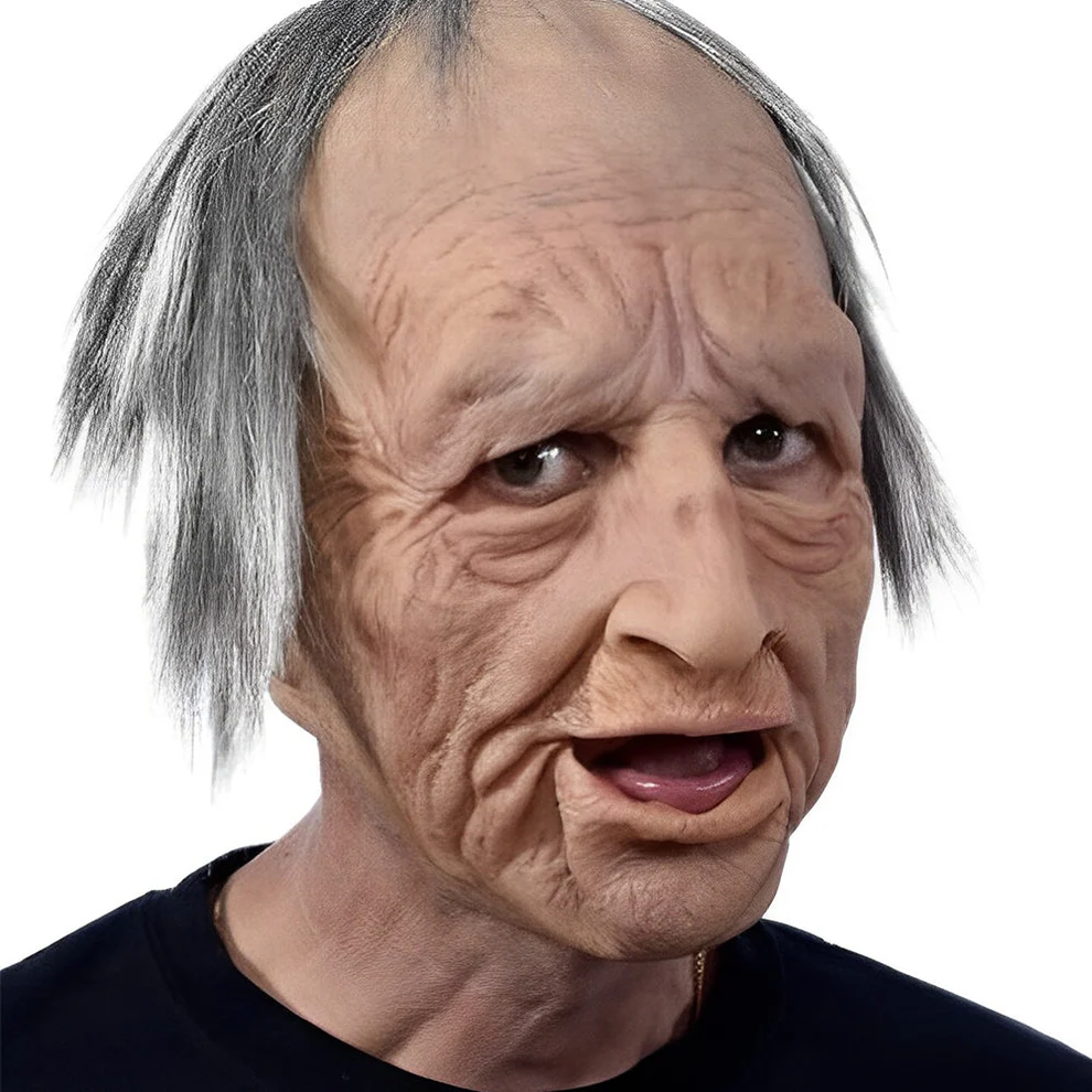 Realistic Latex Face Mask Costume Accessory