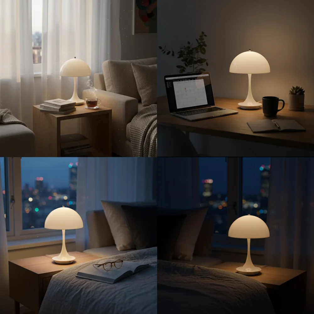 Contemporary Slim Wireless Table Lamp