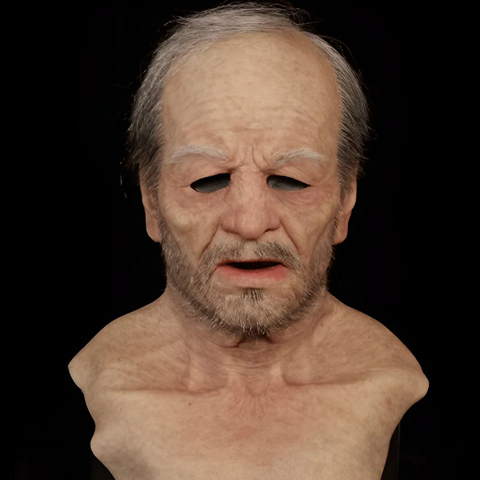 Realistic Latex Face Mask Costume Accessory