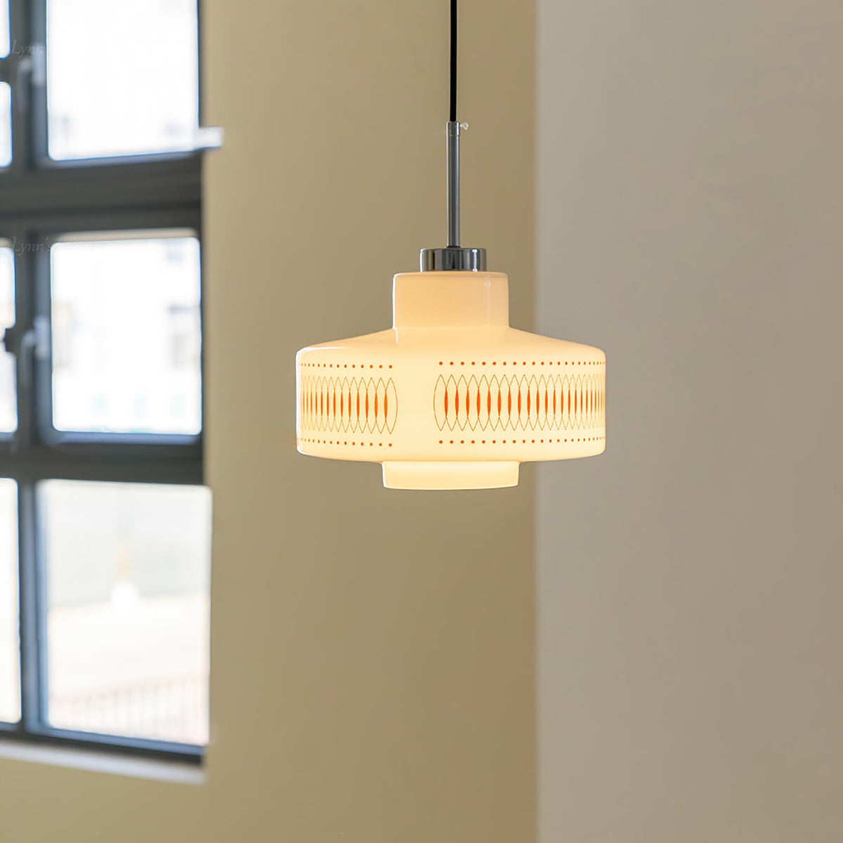 Metal & Glass Hanging Fixture 11 in Faceted Shade Indoor Overhead Lighting Dining Kitchen Island Suspended Lamp Modern Farmhouse Adjustable