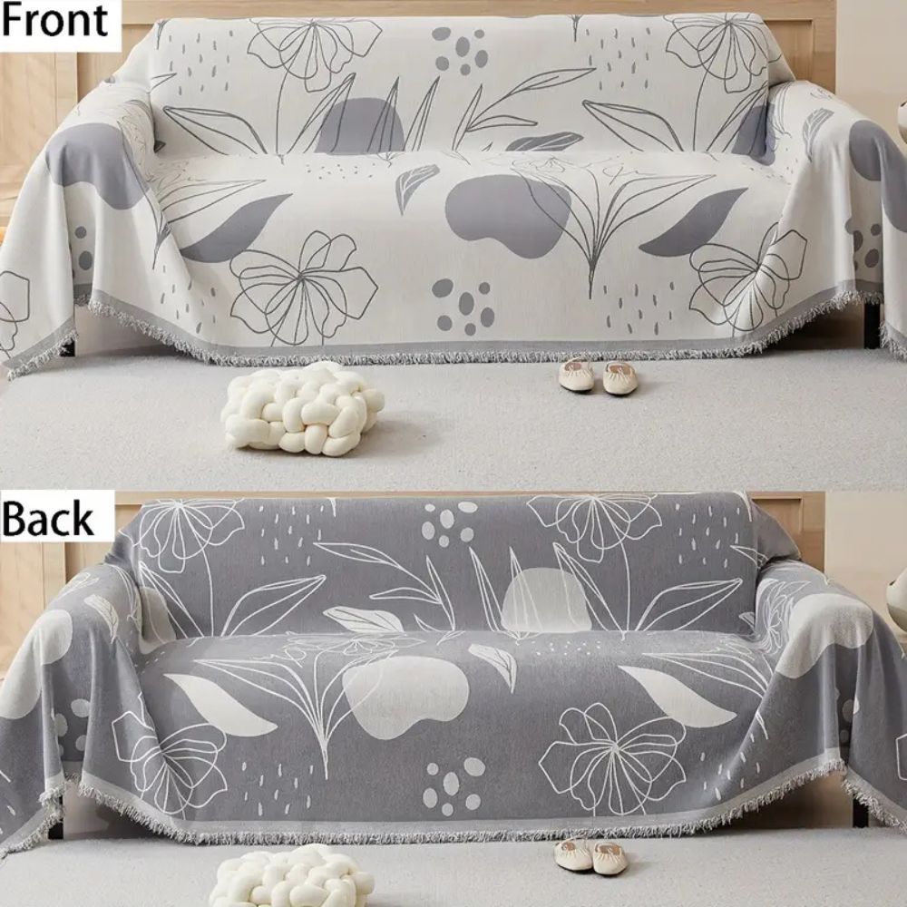 Fiora Sofa Cover - Reversible Microfiber, Pet-Friendly Couch Covers for Dogs
