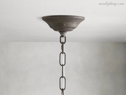 Round Multi-Light Statement Chandelier 39-60 in 6-12 Sockets Metal Crown for Dining Room Foyer Entryway Living Room